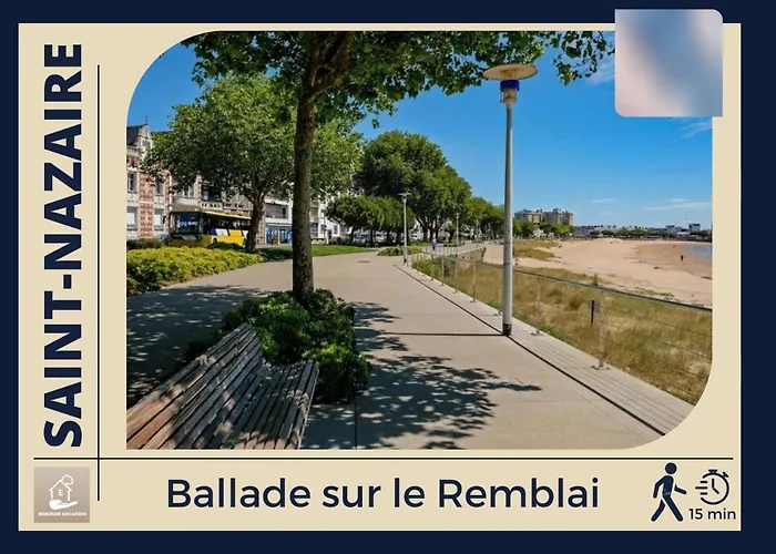 Le Nid 2 4pers Centre Wifi Saint-Nazaire (Loire-Atlantique)